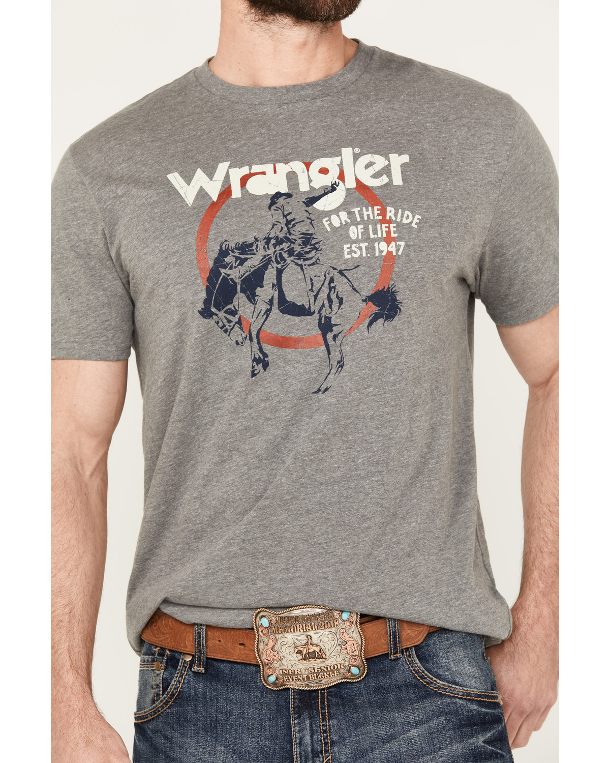 Wrangler Men's Boot Barn Exclusive Ride of Life Short Sleeve Graphic T-Shirt