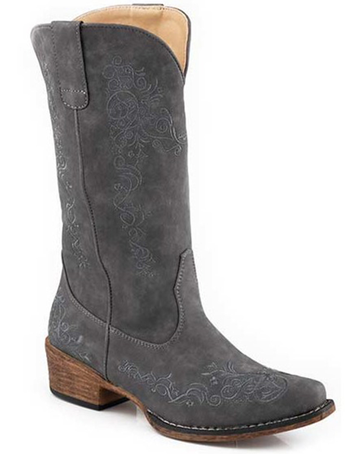 Roper Women's Riley Scroll Western Boots - Snip Toe