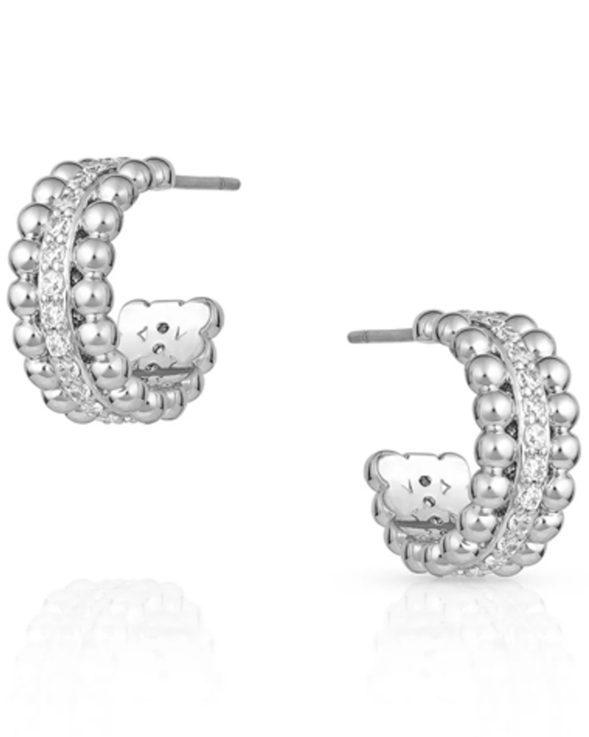 Montana Silversmiths Women's Ropes And Pearls Circular Earrings