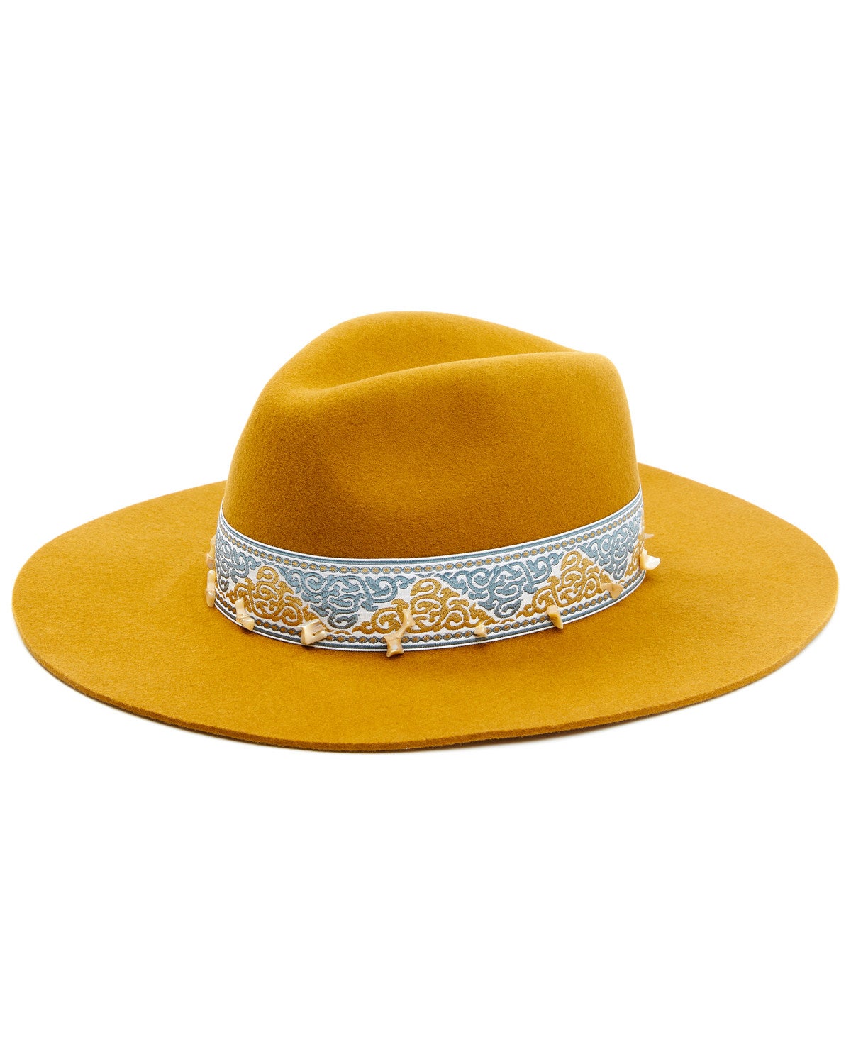 Shyanne Women's Mustard Spaced Stone 