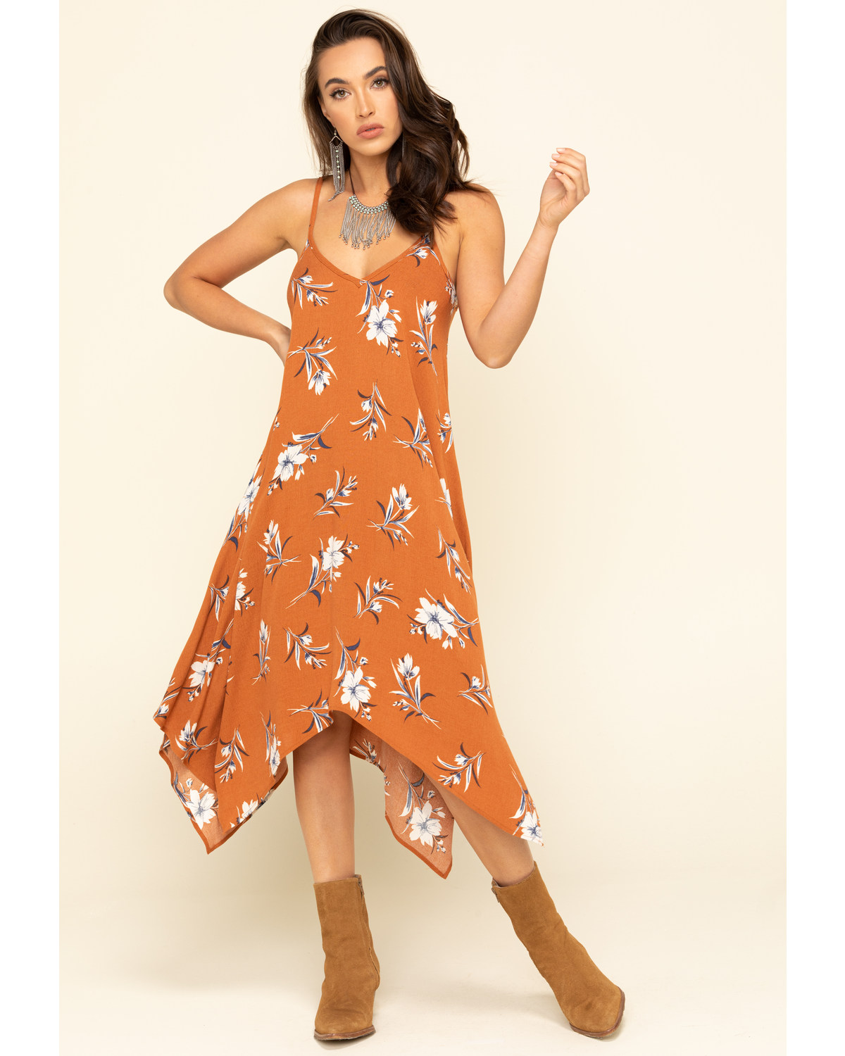 copper slip dress