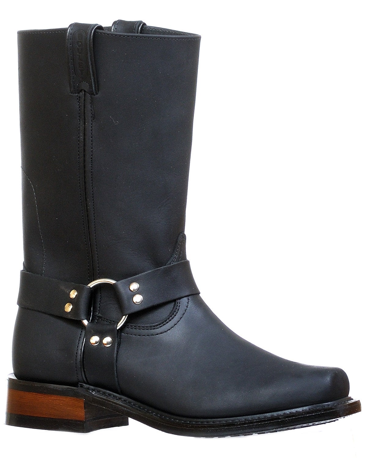 Boulet Men's Black Motorcycle Boots - Narrow Square Toe | Boot Barn