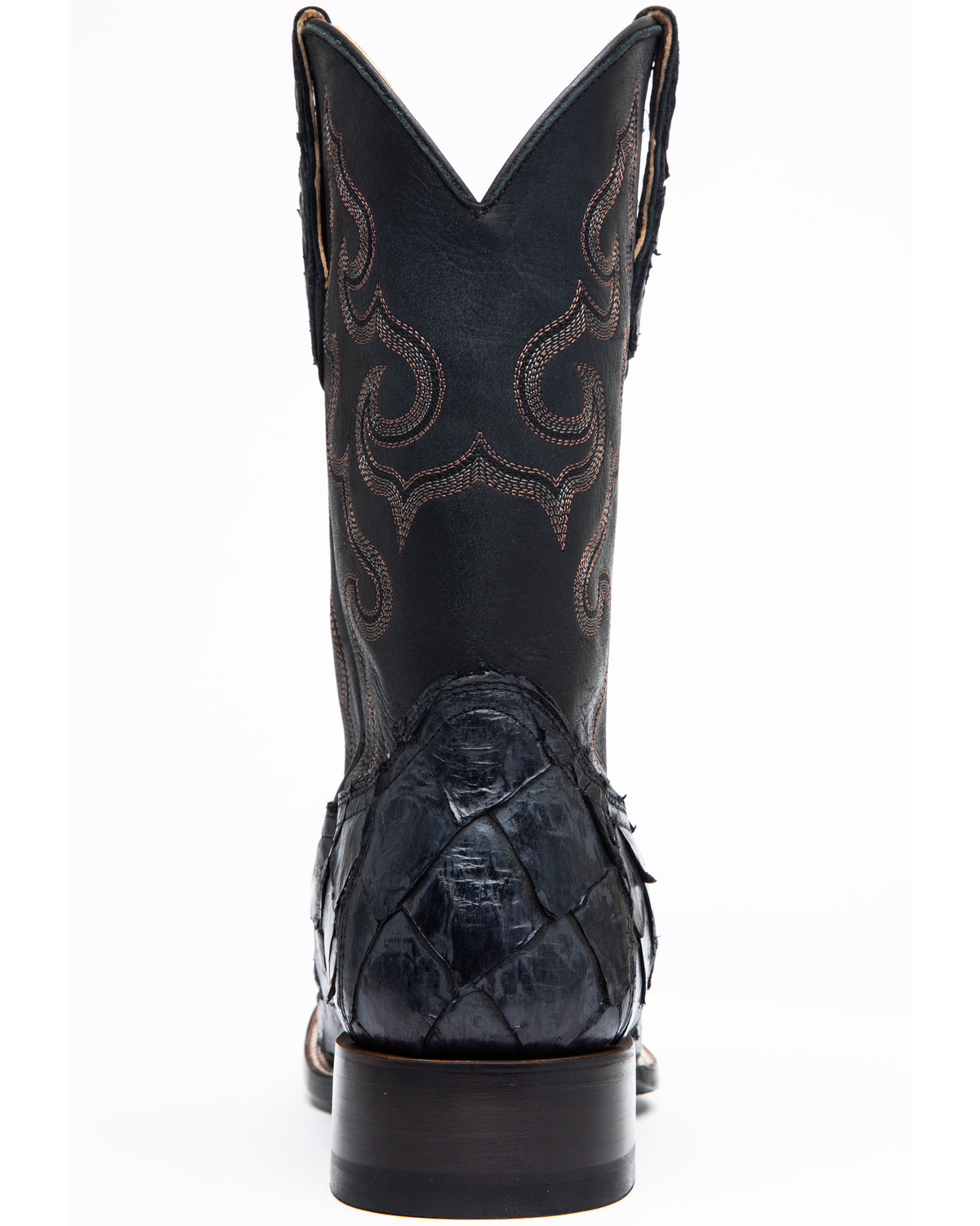 men's black pirarucu boots