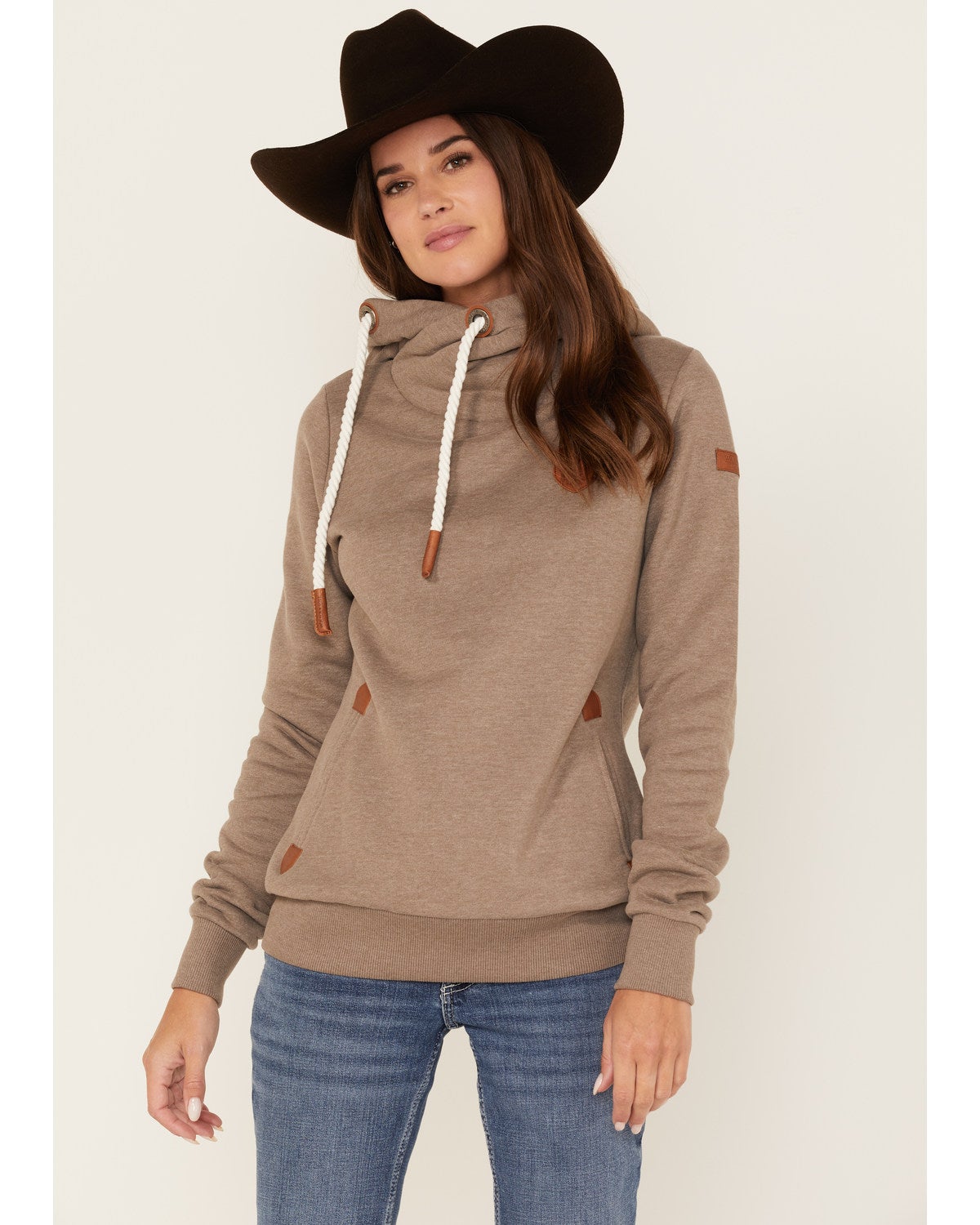 Wanakome Women's Artemis Cowl Neck Hoodie