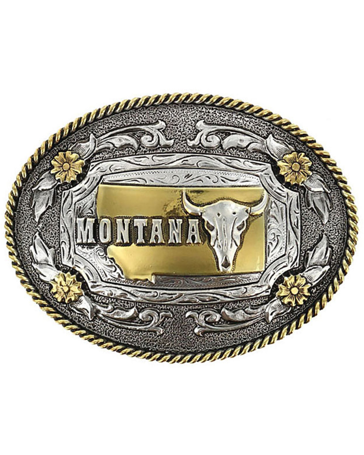 Cody James Men's Oval Montana Belt Buckle