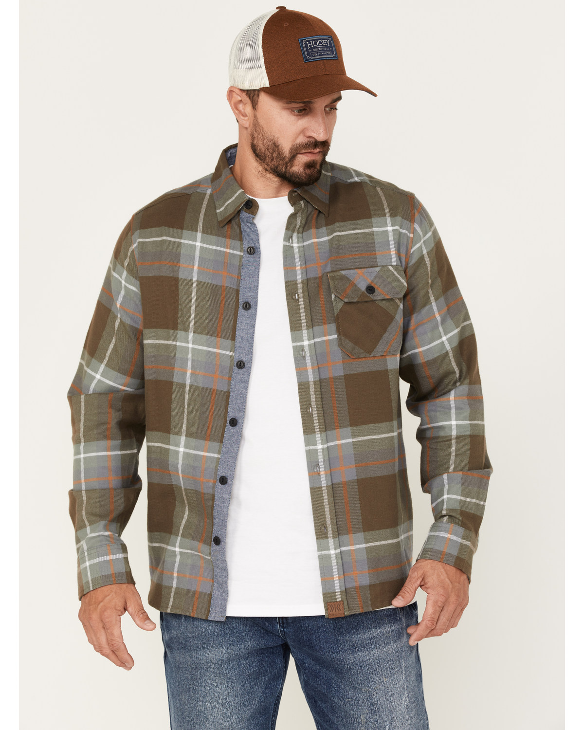 Dakota Grizzly Men's Brock Button Down Long Sleeve Flannel Shirt