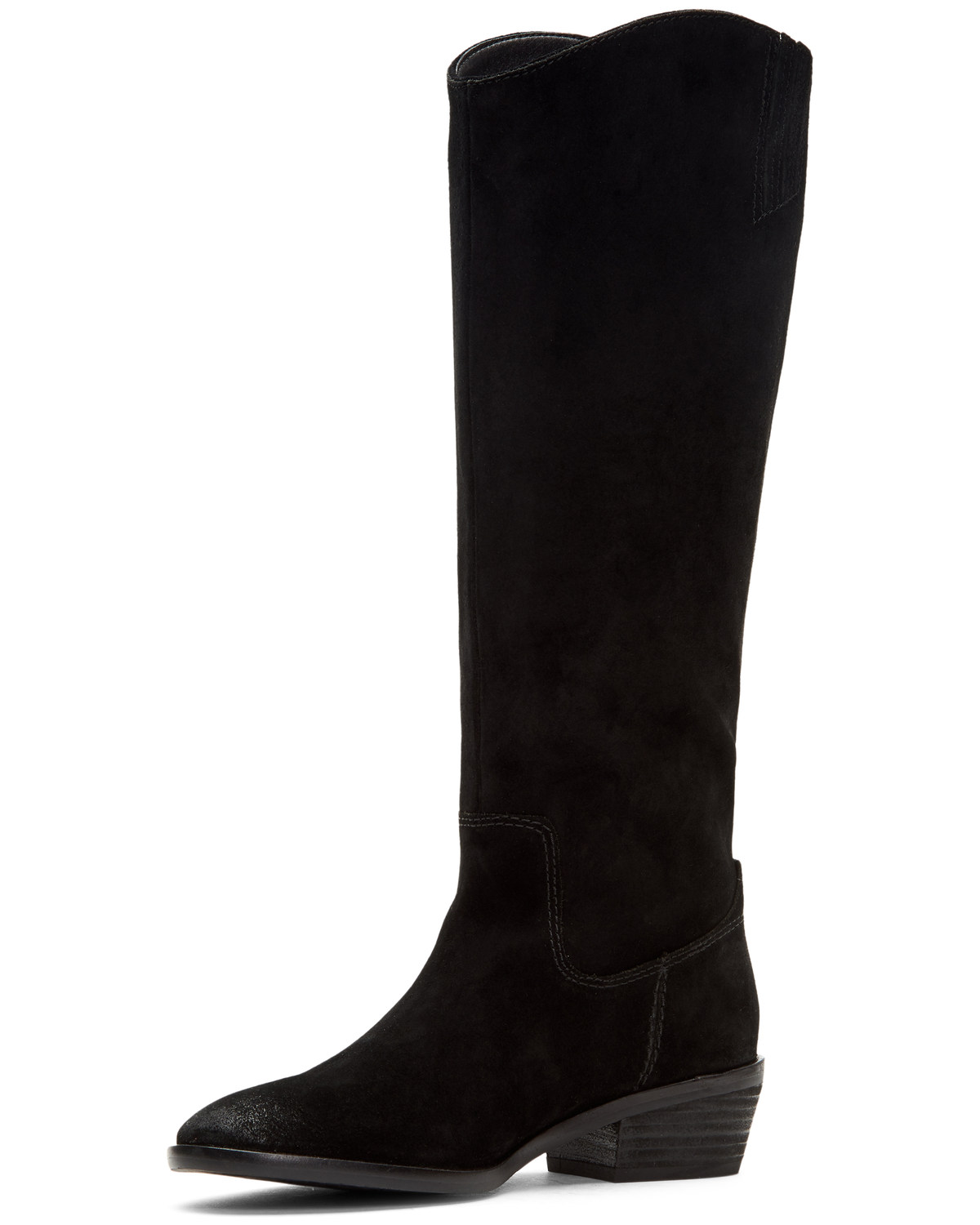 caden stitch suede tall boot