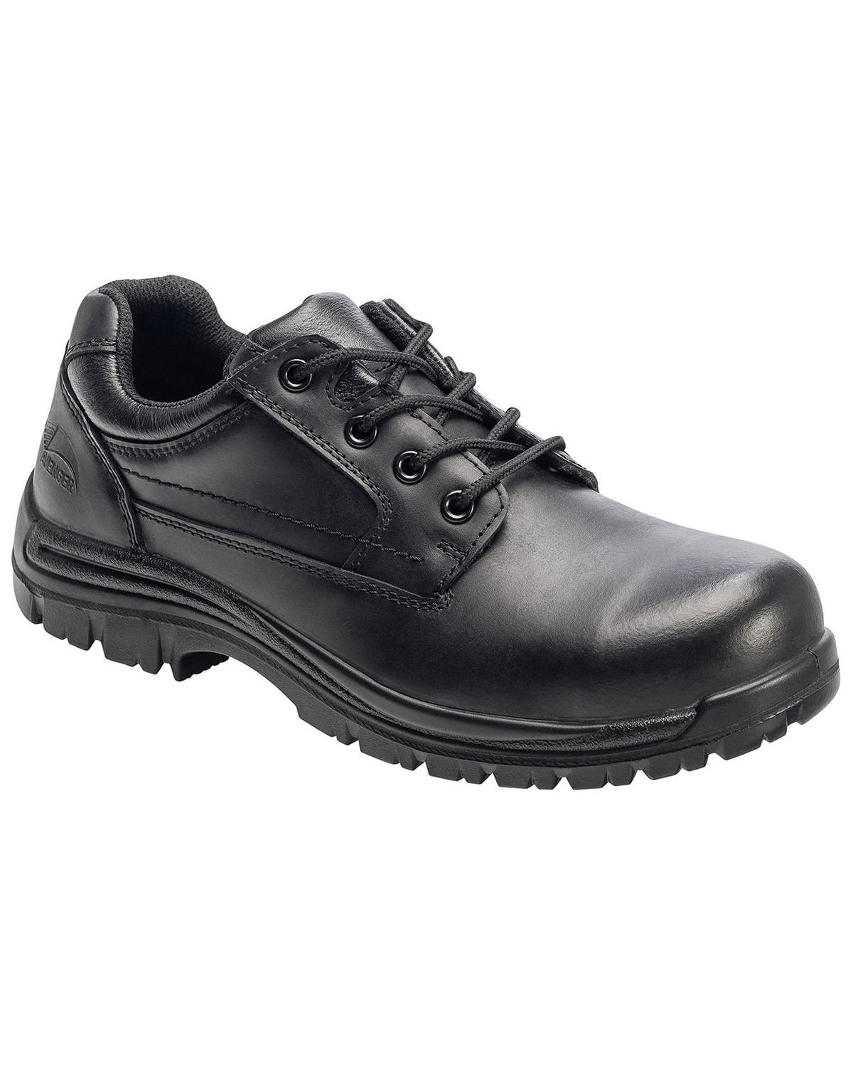 men's slip resistant black work shoes