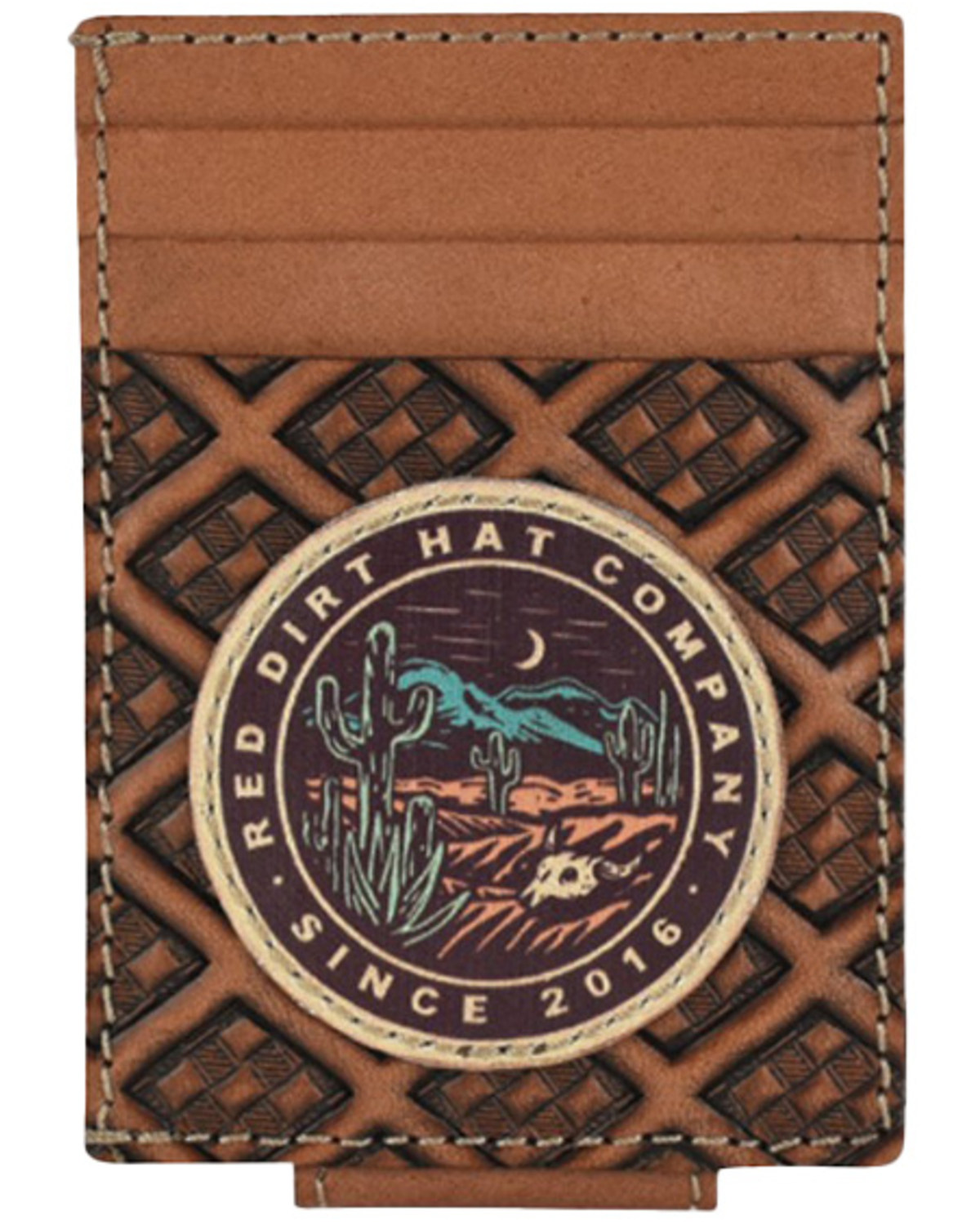 Red Dirt Hat Men's Card Case with Magnetic Clip
