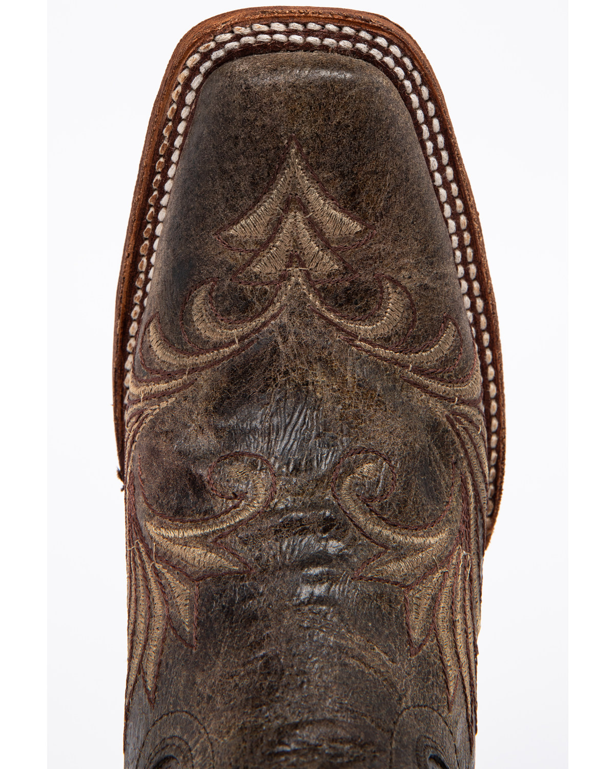 Circle G Women's Distressed Filigree Square Toe Western Boots | Boot Barn