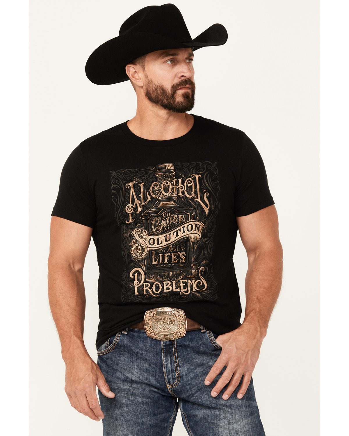Cody James Men's Alcohol Solution Short Sleeve Graphic T-Shirt