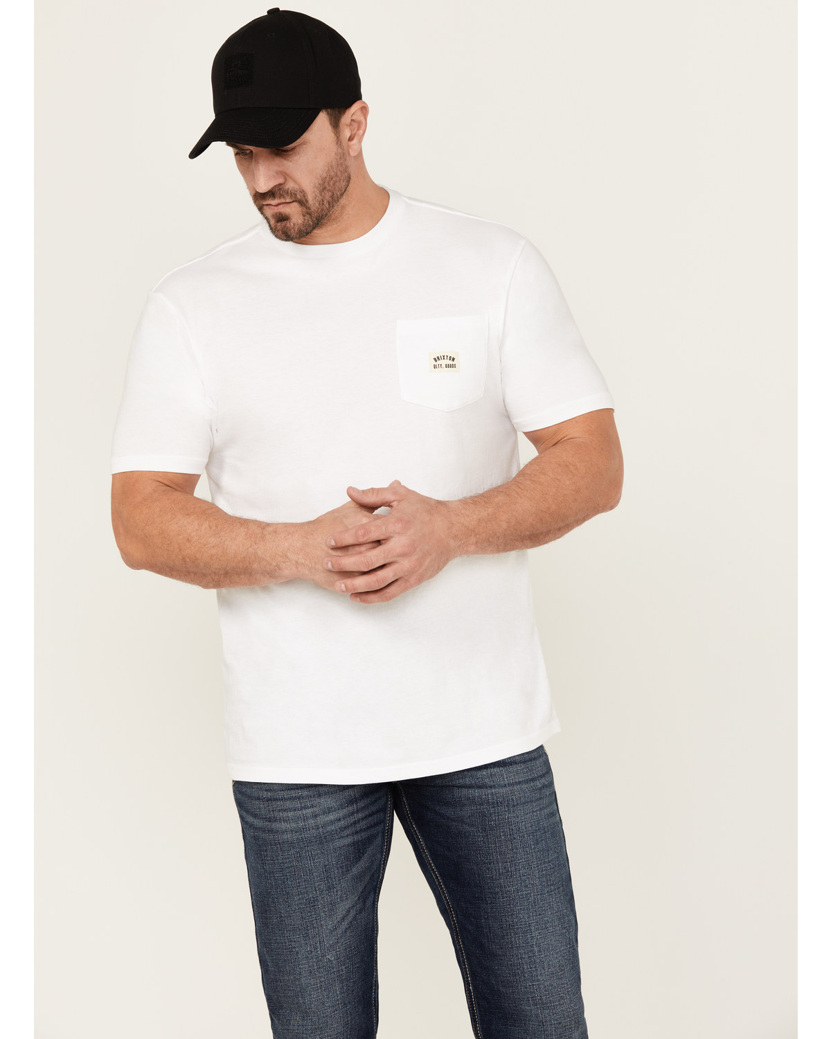 Brixton Men's Woodburn Short Sleeve Pocket T-Shirt