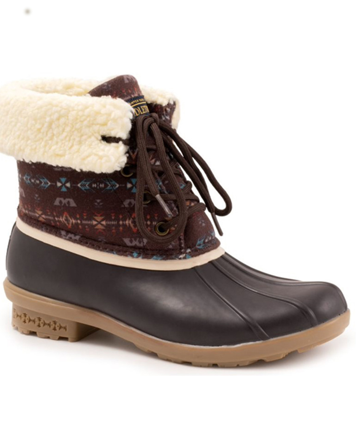 Pendleton Women's Diamond Peak Duck Rubber Boots - Round Toe