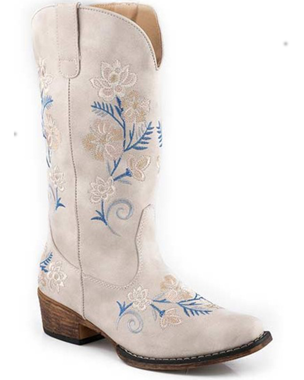 Roper Women's Riley Floral Western Boots - Snip Toe