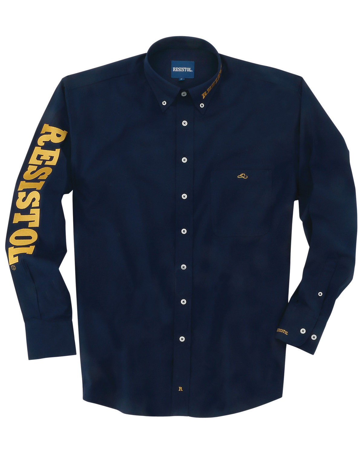 Resistol Men S Jutland Logo Solid Long Sleeve Western Shirt Boot
