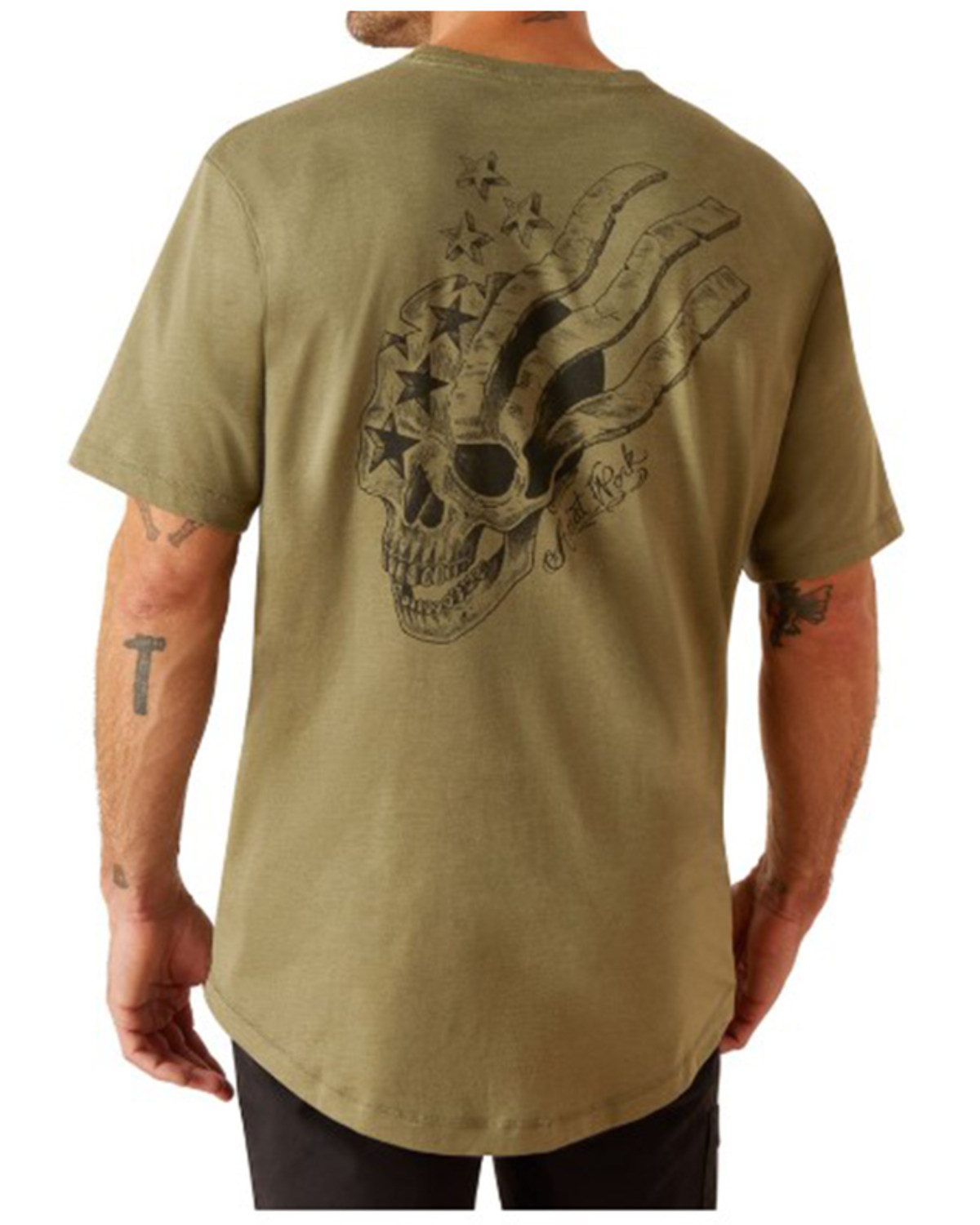Ariat Men's Rebar Workman Short Sleeve Graphic Work Pocket T-Shirt
