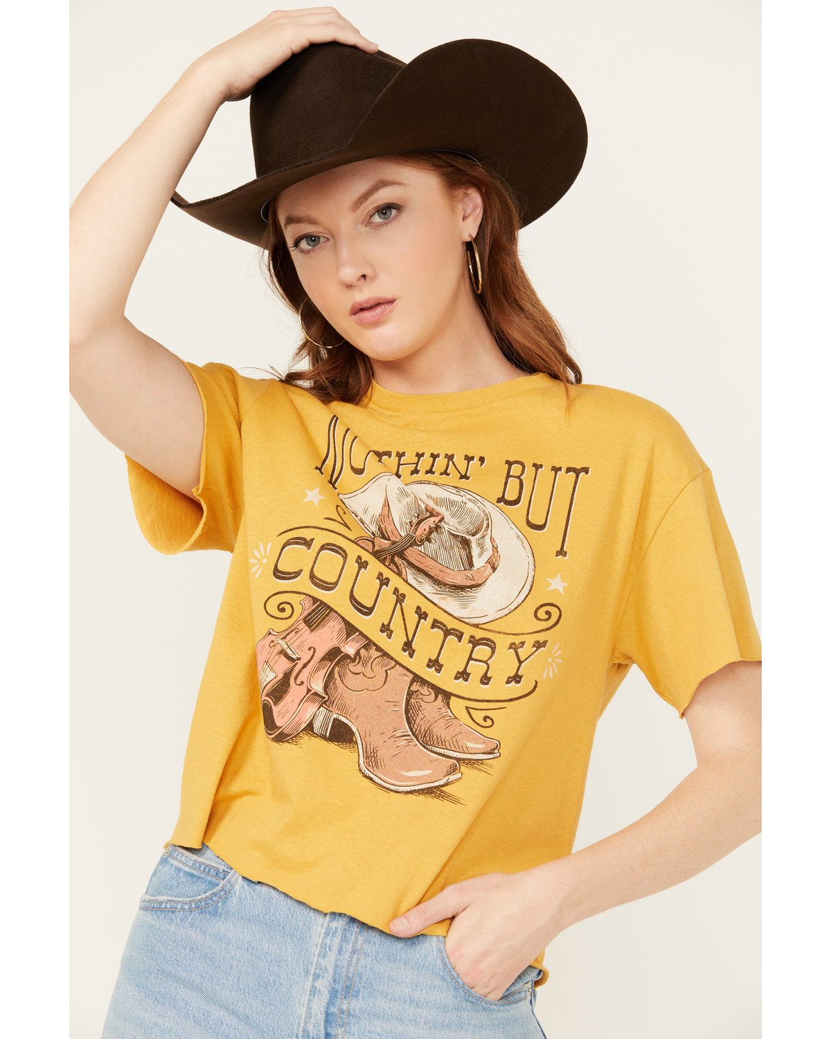 American Highway Women's Nothin But Country Short Sleeve Graphic Tee