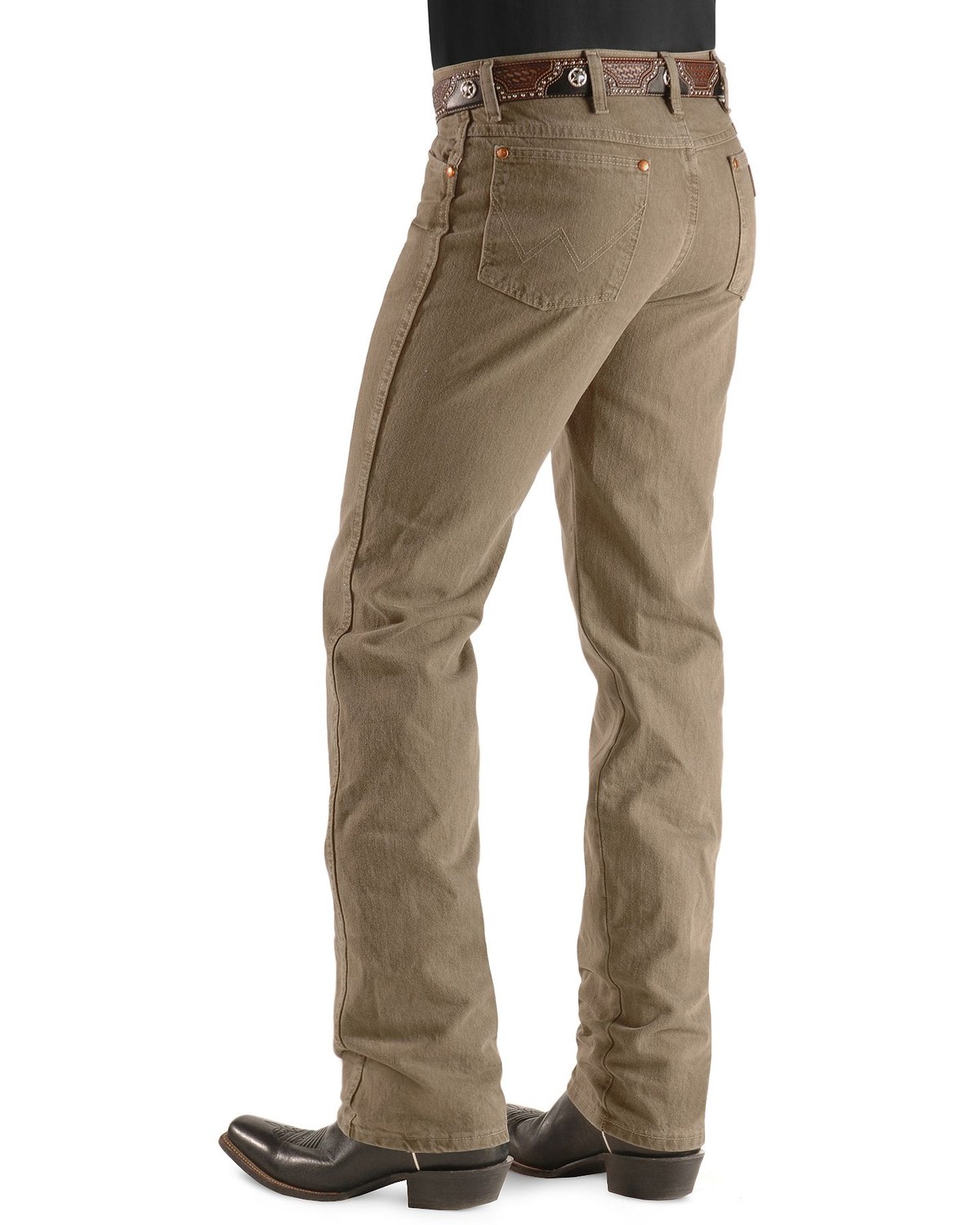 black wrangler cowboy cut jeans