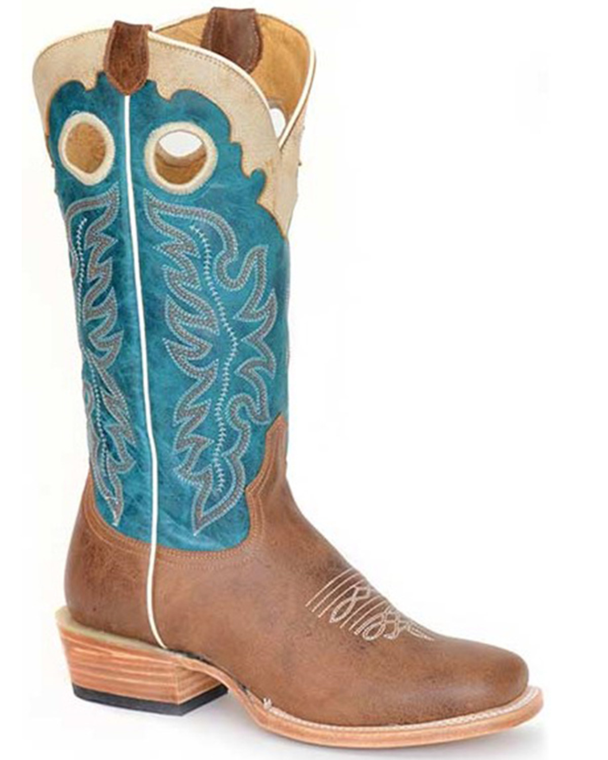 Roper Women's Ride Em' Cowgirl Western Boots - Square Toe