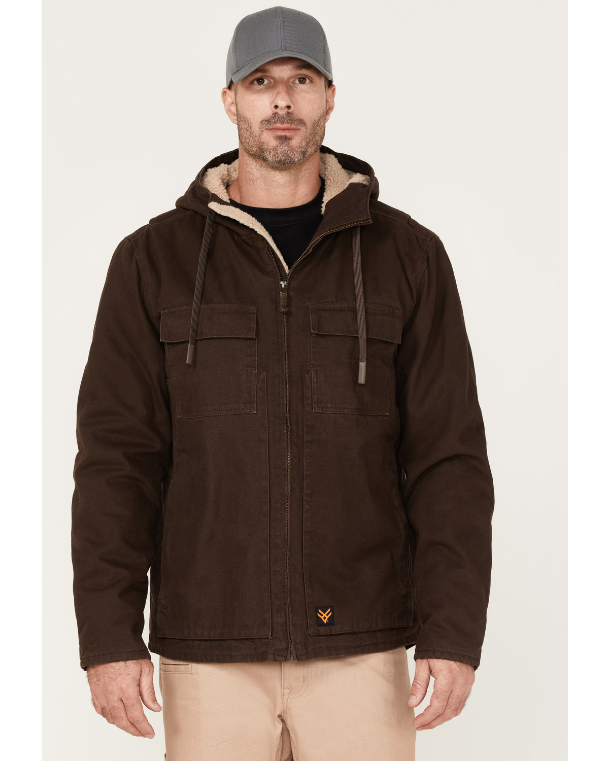 Hawx Men's Weathered Sherpa Lined Jacket
