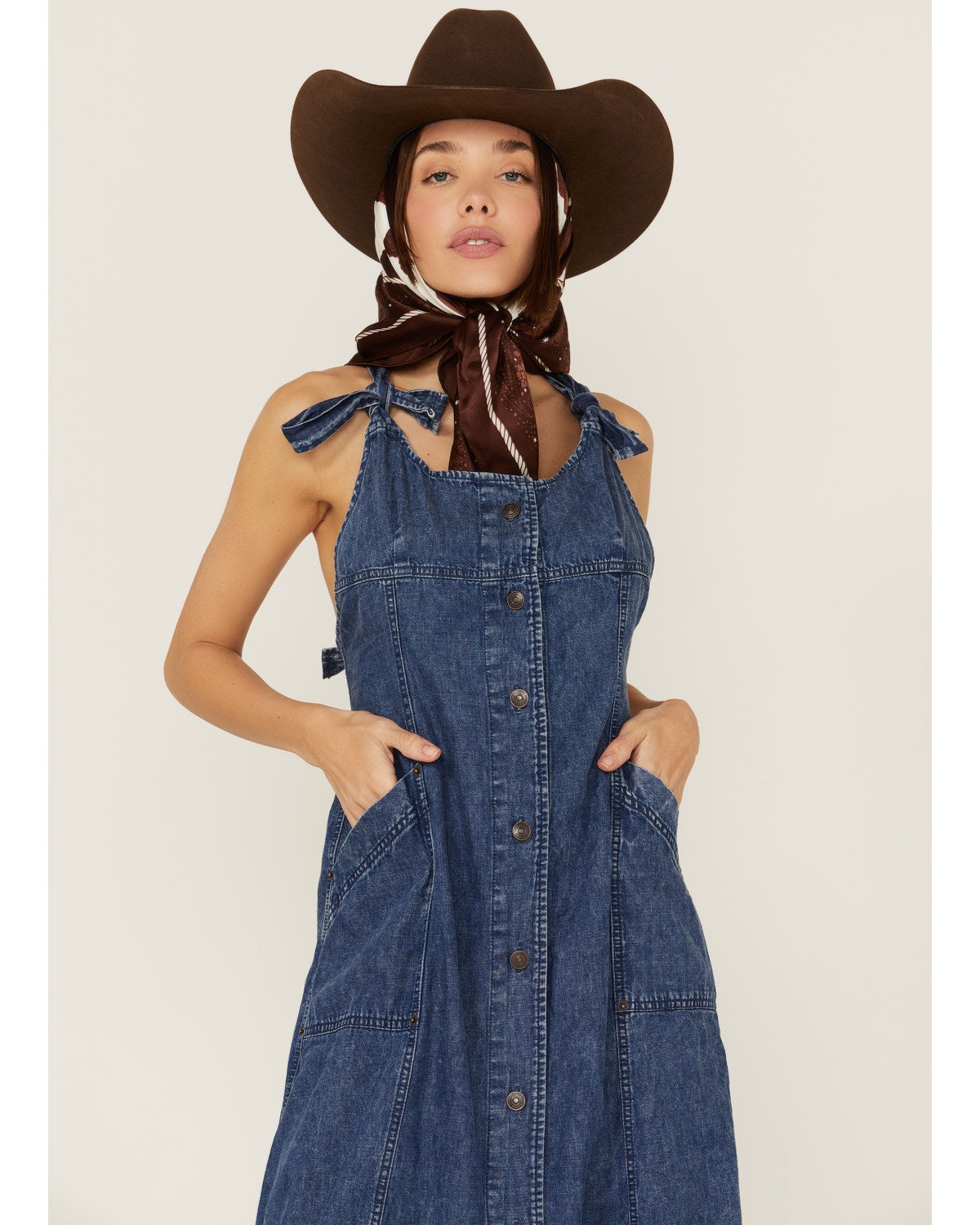 Time Denim Maxi Dress | Boot Barn
