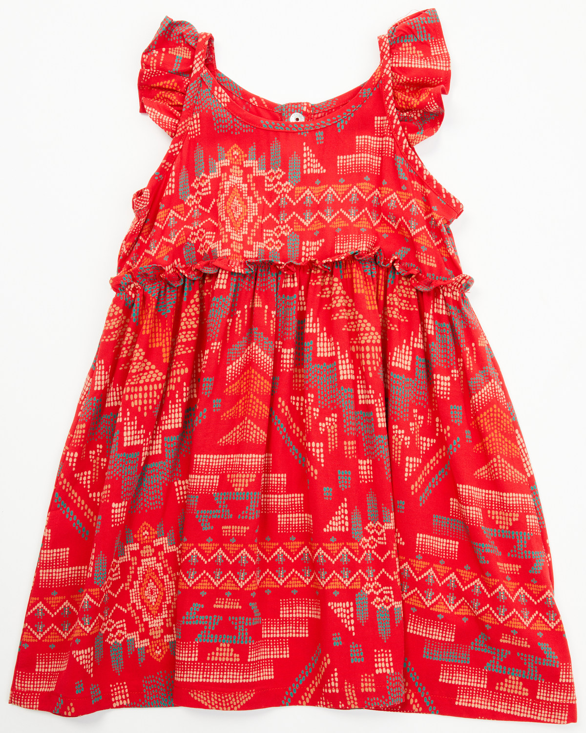 Wrangler Toddler Girls' Southwestern Print Sleeveless Maxi Dress