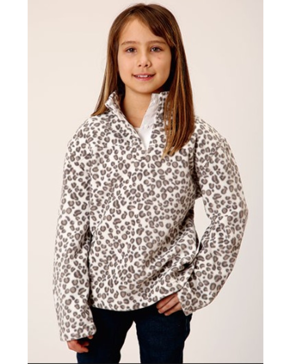 Roper Girls Leopard Print Micro Fleece Pullover Boot Barn in Tustin CA