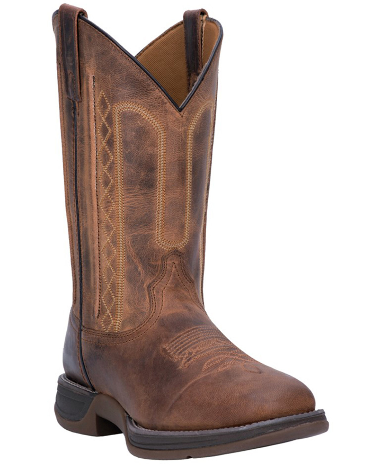 Laredo Men's Bennett Broad Square Toe Western Boots