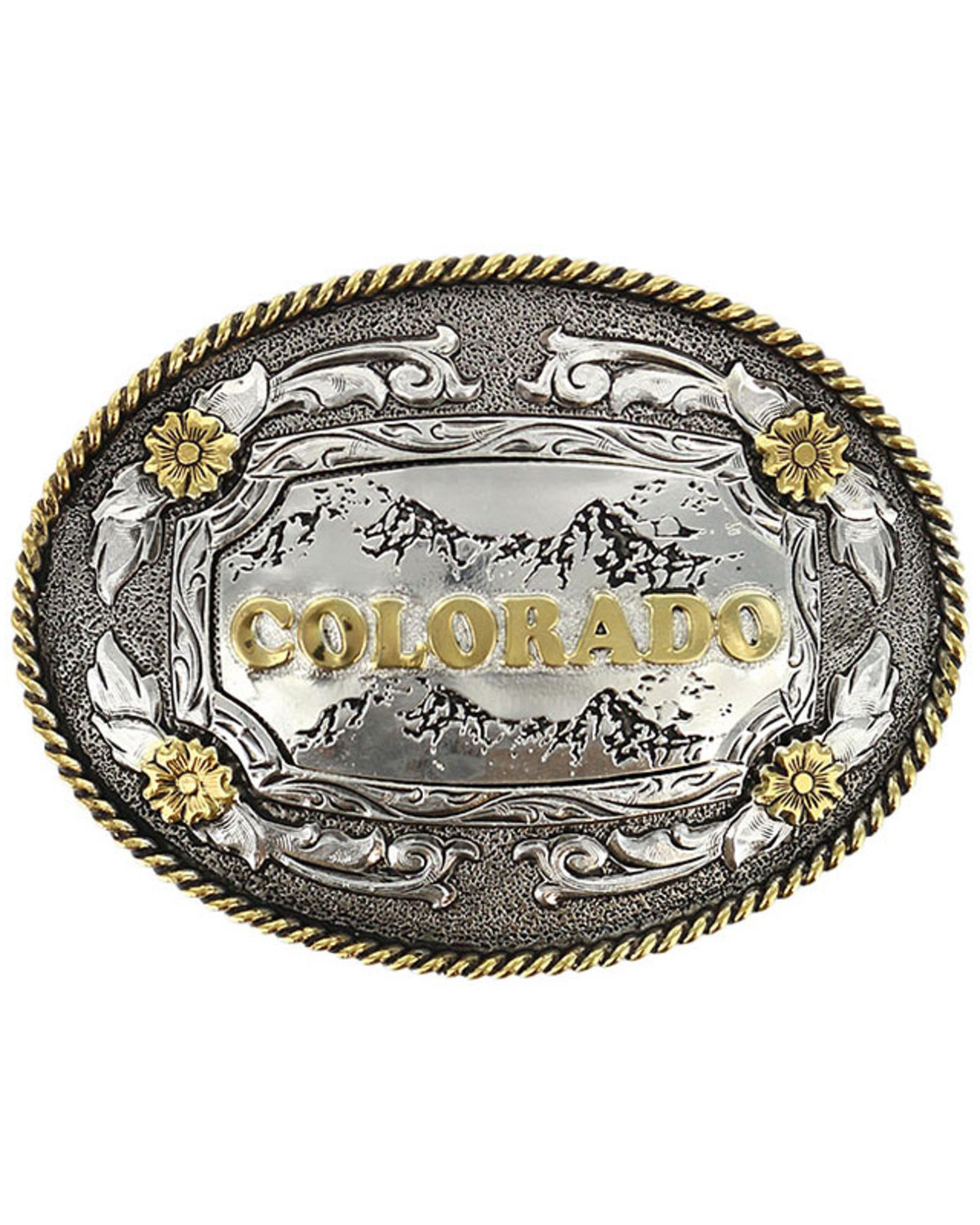 Cody James® Oval Dual-Tone Colorado Buckle