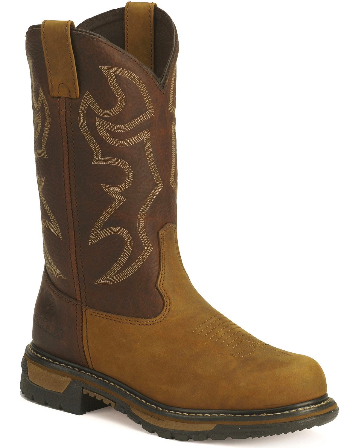 rocky slip on work boots
