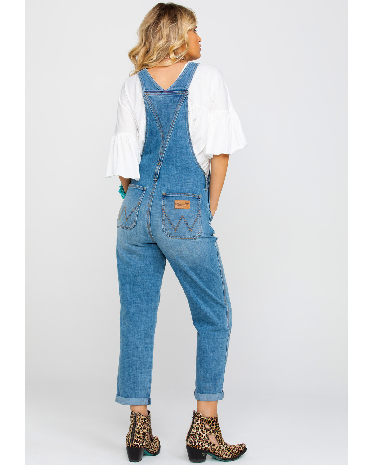 Texas Heritage High Rise Denim Overall 