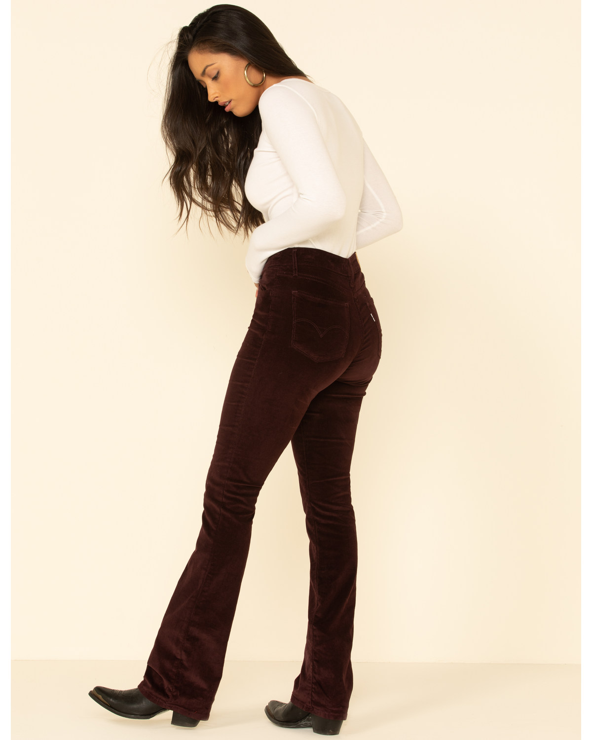 womens brown levi jeans