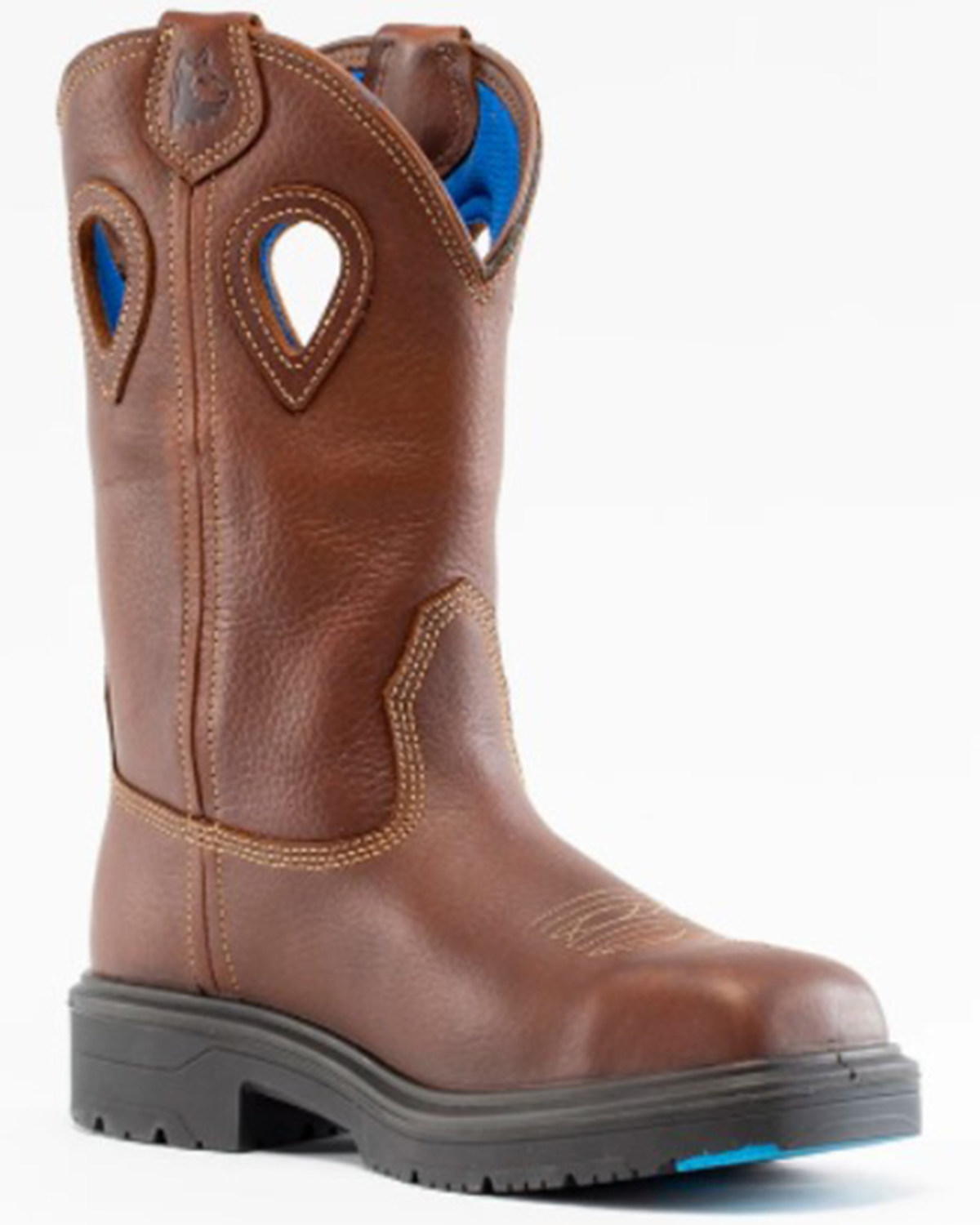 Steel Blue Men's Heeler Waterproof Western Work Boots - Toe