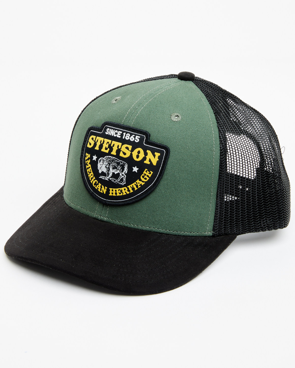 Stetson Men's Bison Patch Trucker Cap