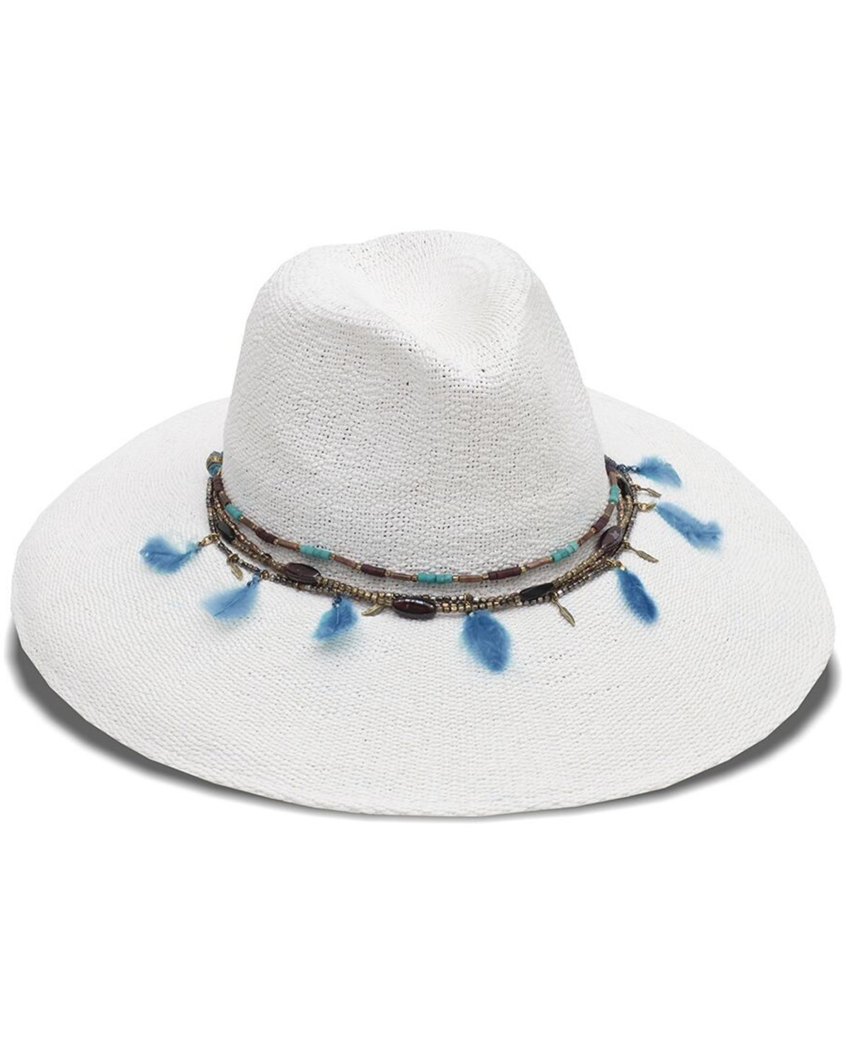 Nikki Beach Women's Dara Straw Western Fashion Hat