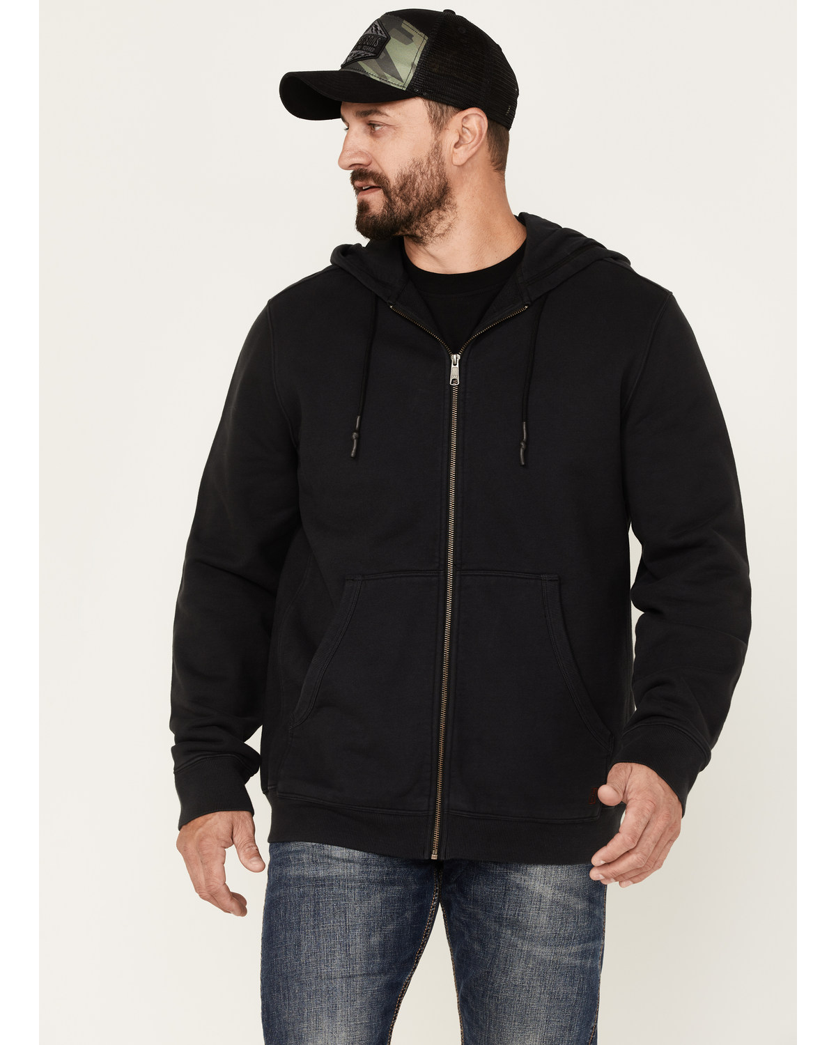 Brothers and Sons Heavy Weathered Hooded Jacket