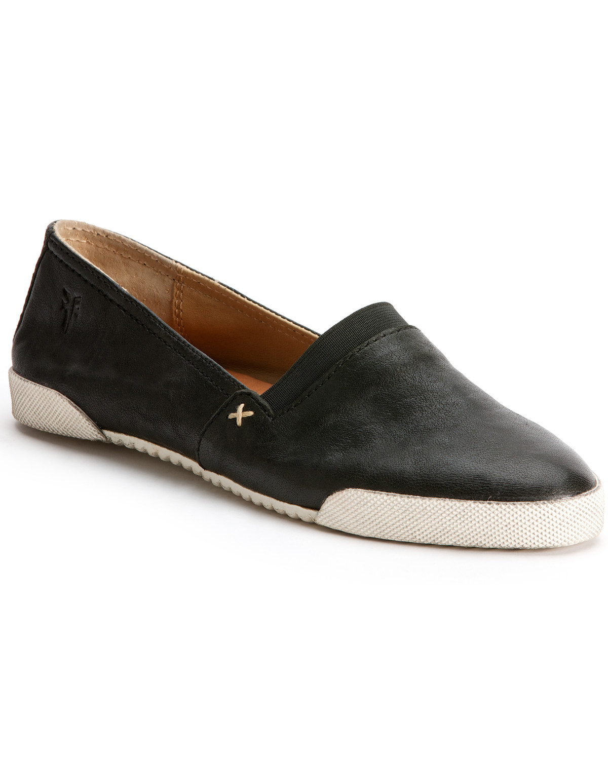 frye black slip ons