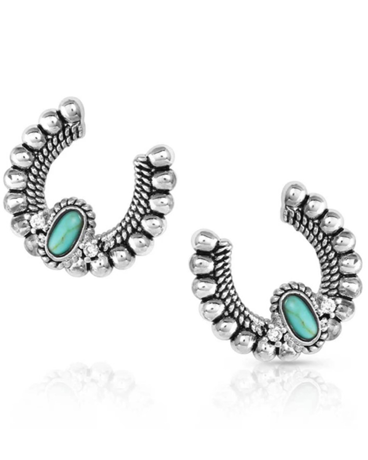 Montana Silversmiths Women's Lucky Roads Turquoise Earrings
