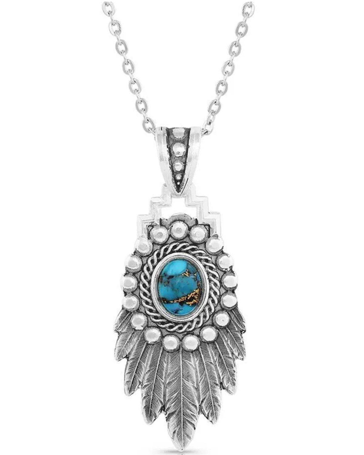 Montana Silversmiths Women's Blue Spring Turquoise Necklace