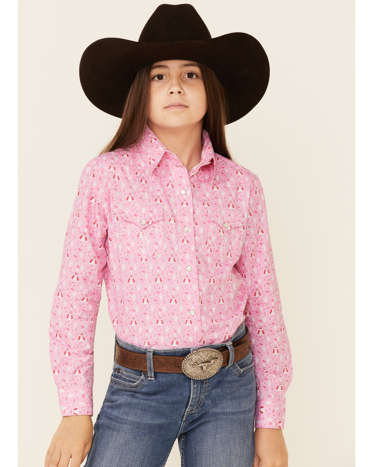 pink cowboy shirt