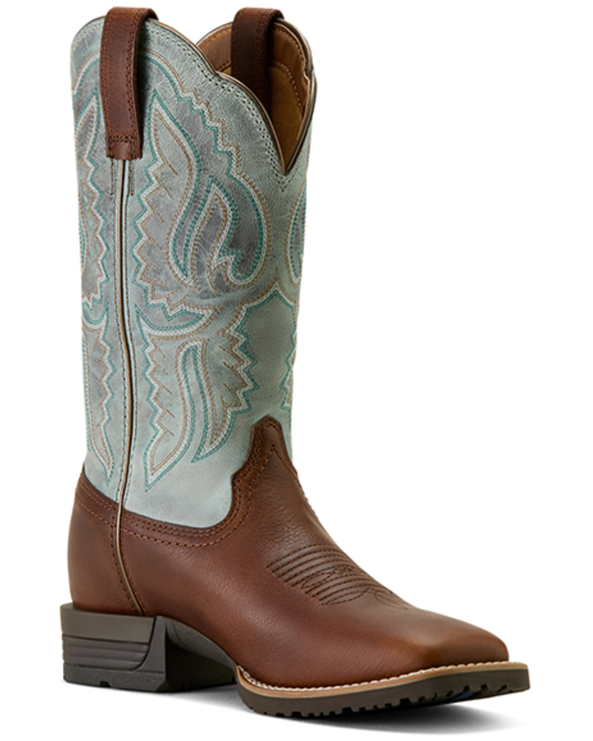 Ariat Women's Hybrid Ranchwork Performance Western Boots - Broad Square Toe