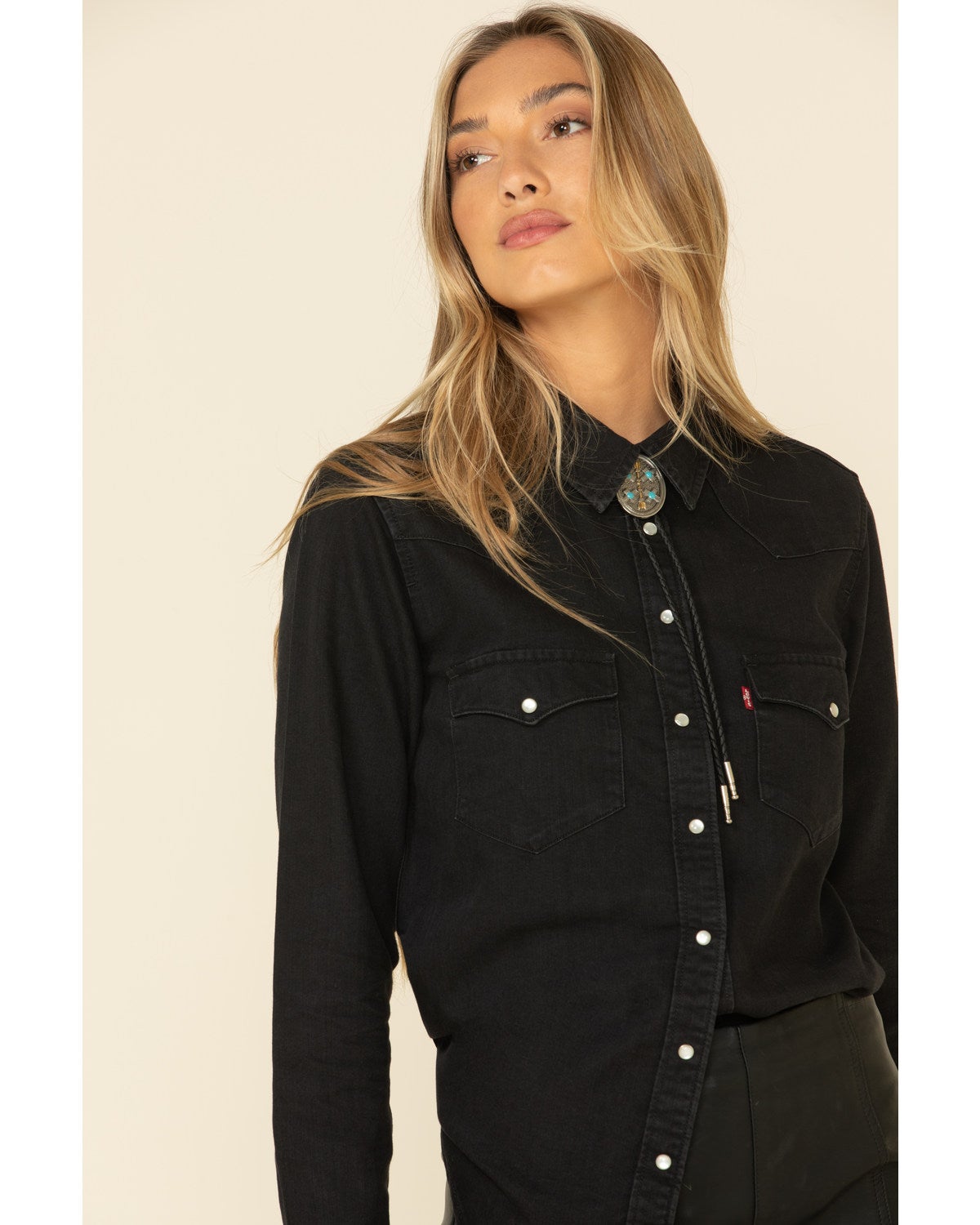 levi jean shirt womens