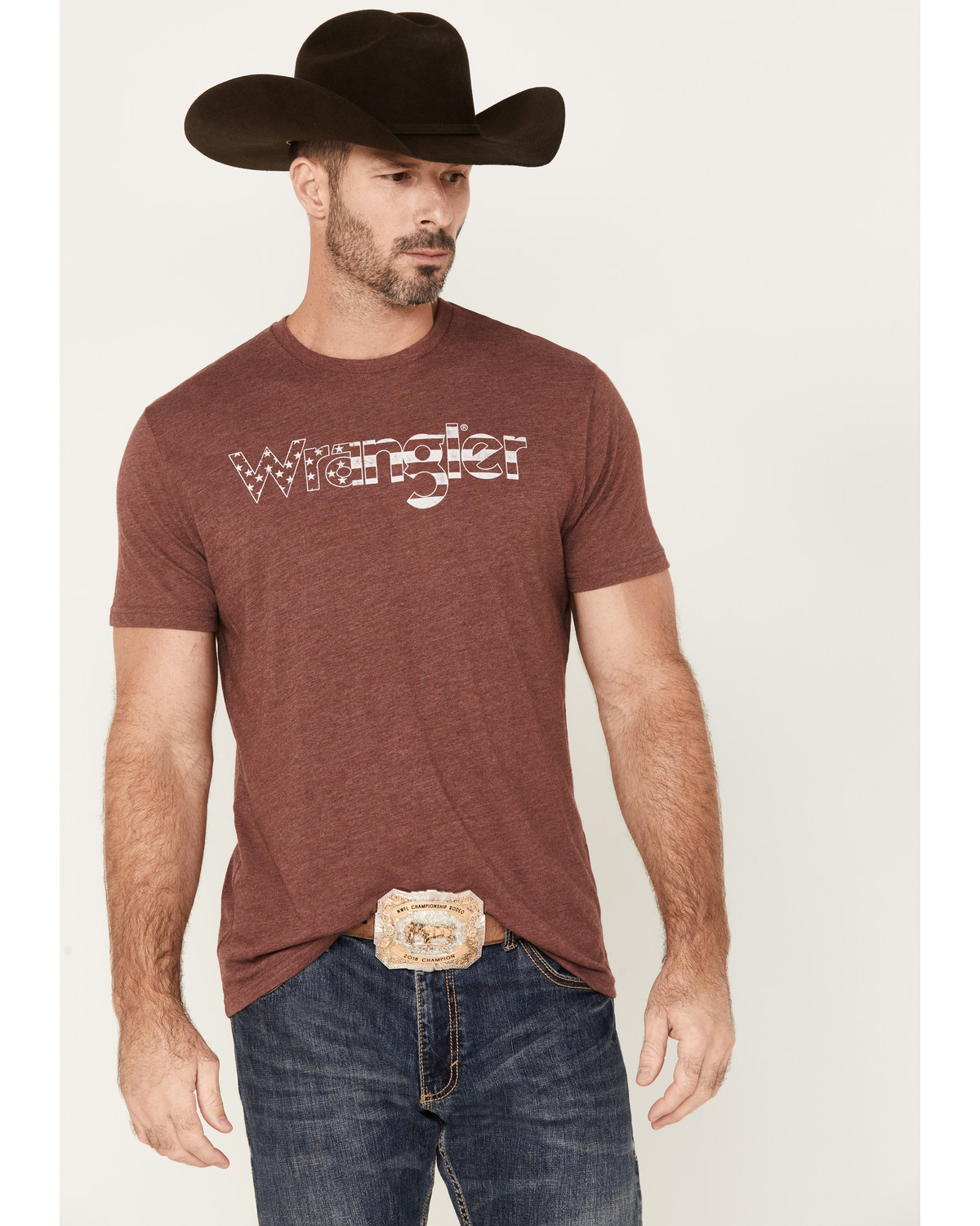 Wrangler Men's Stars and Stripes Short Sleeve Graphic T-Shirt