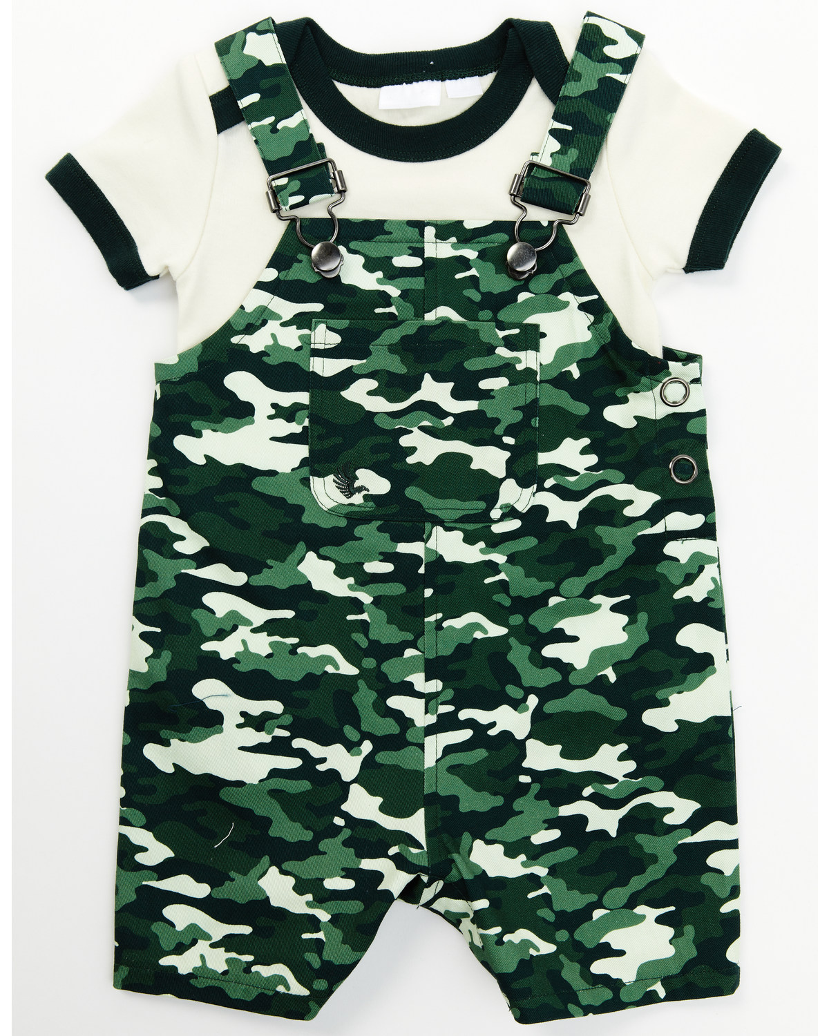 Cody James Infant Boys' Camo Print Onesie & Shortalls Set - 2-Piece