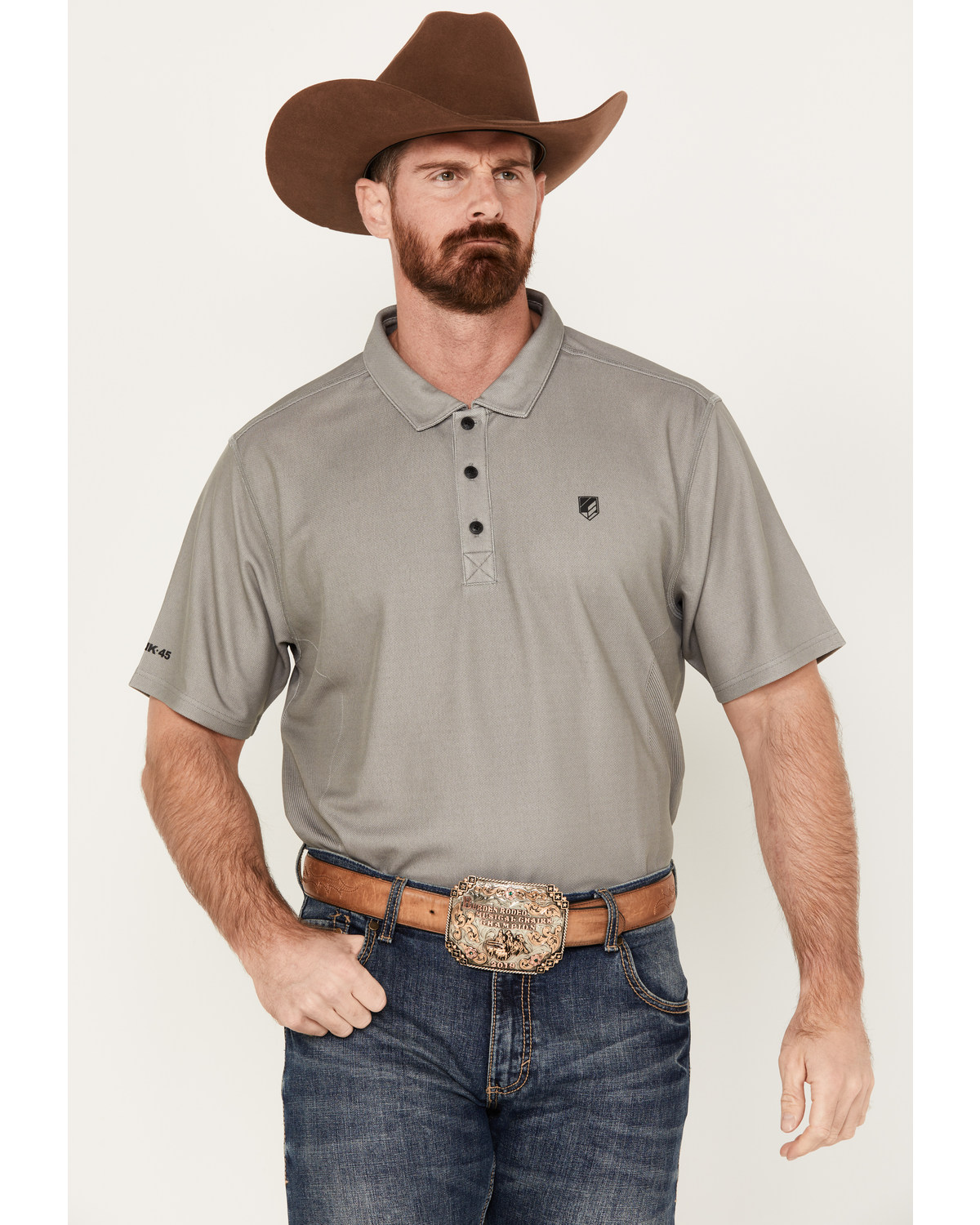 RANK 45® Men's Engineer Short Sleeve Polo Shirt