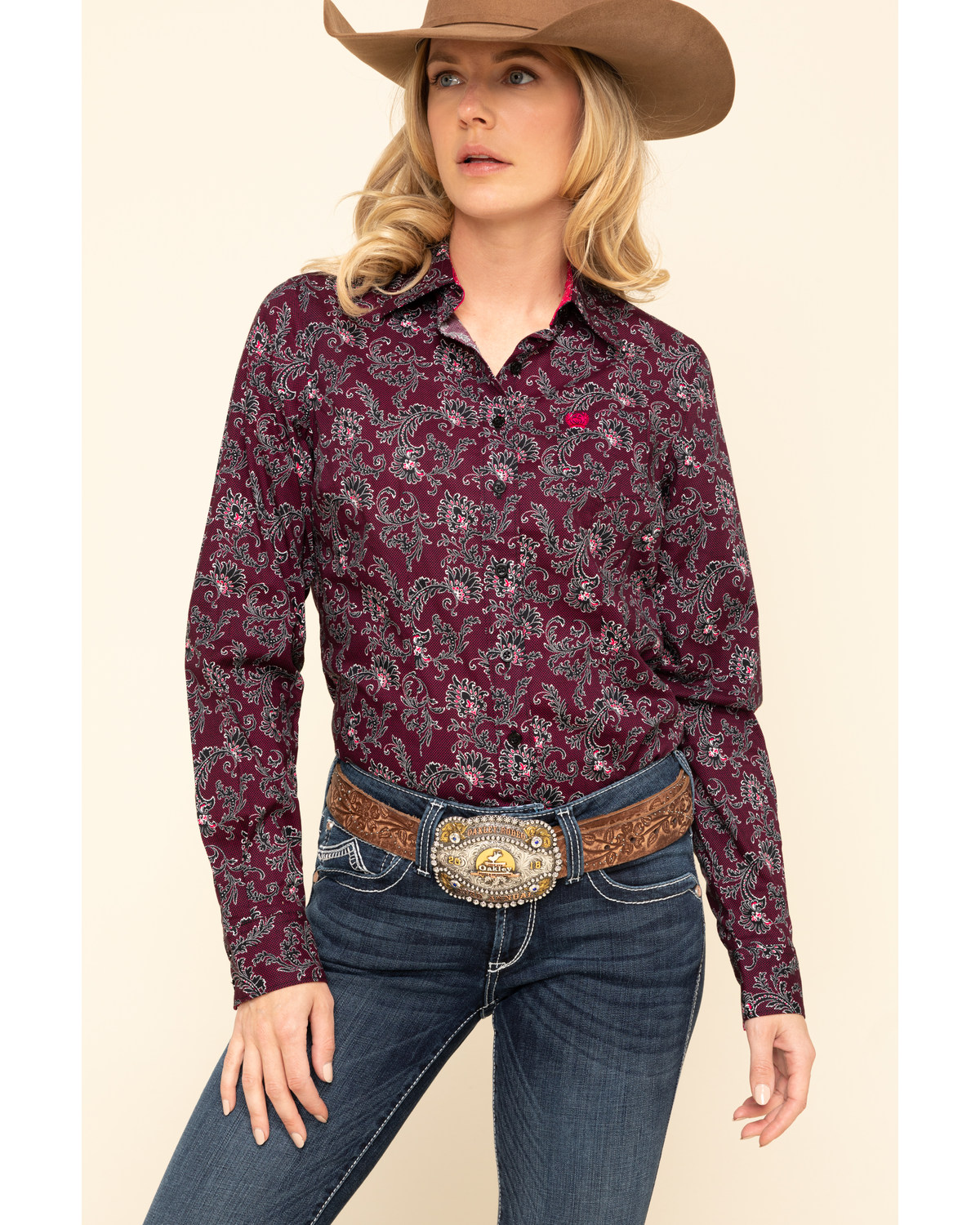 Button up western shirts womens Clearance