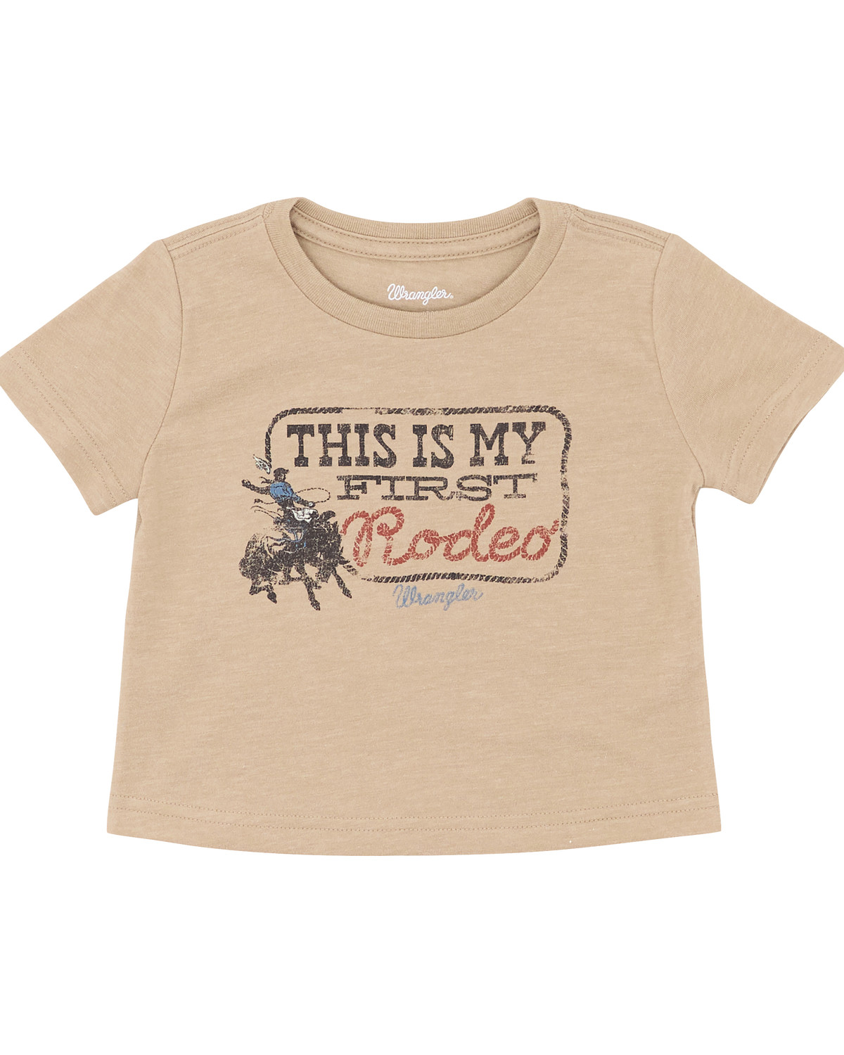 Wrangler Toddler Boys' This is My 1st Rodeo Short Sleeve Graphic T-Shirt