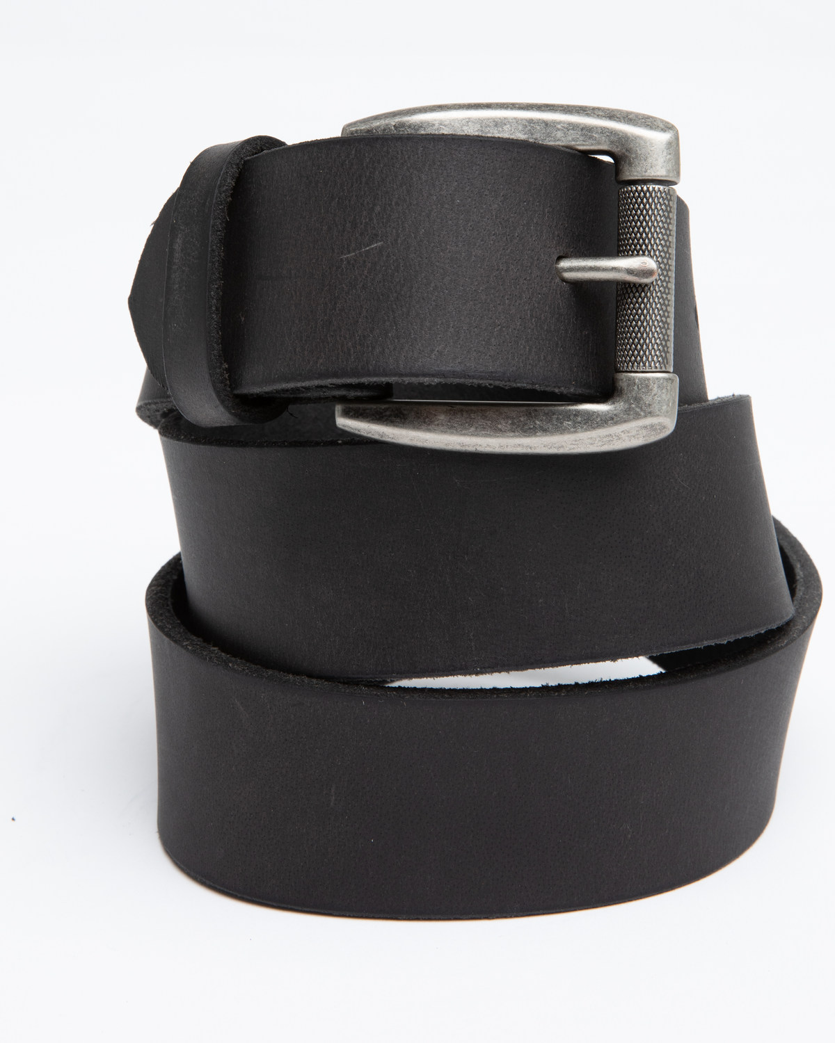 black plain belt