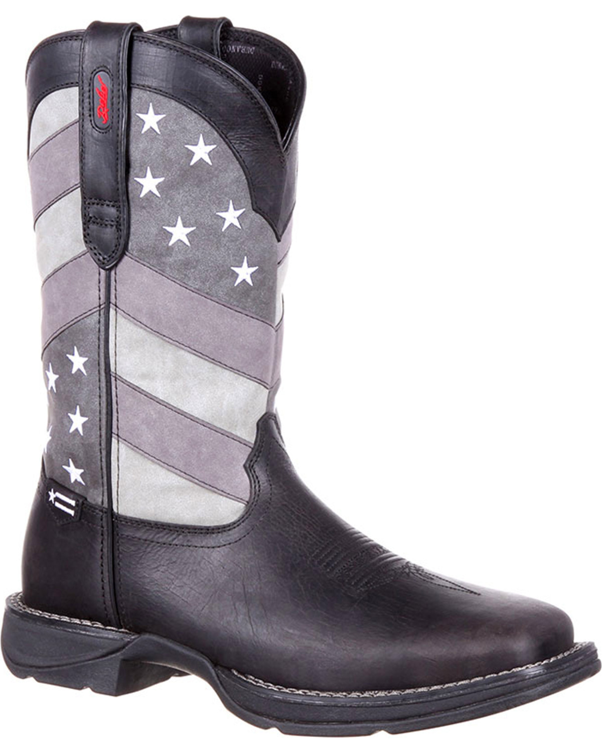 Rebel by Durango Men's Faded Flag Western Boots