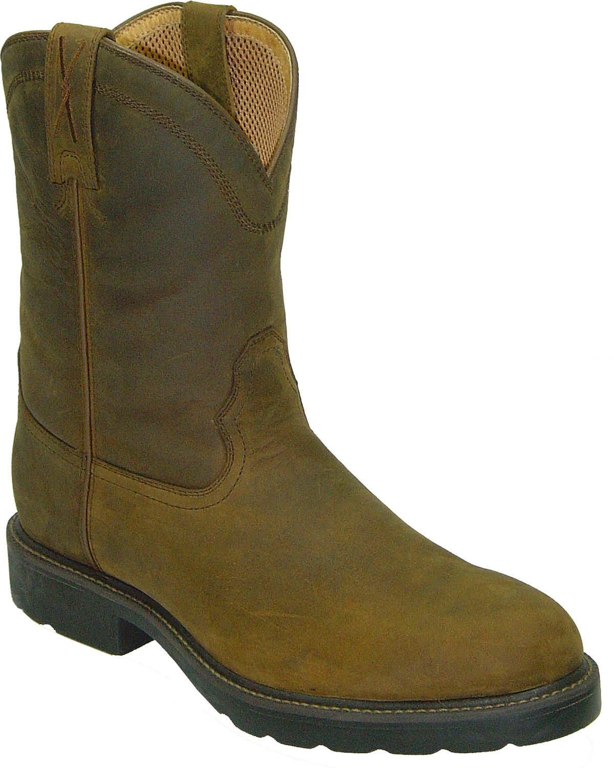 Twisted X Distressed Pull-On Work Boots 